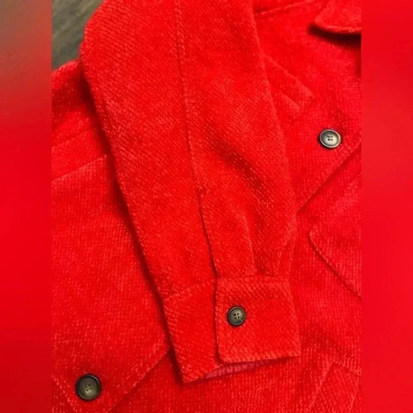 Tribal Jacket Poppy Red Boutique Brand Classic Preppy Lined Button Closure NWT - Picture 10 of 16